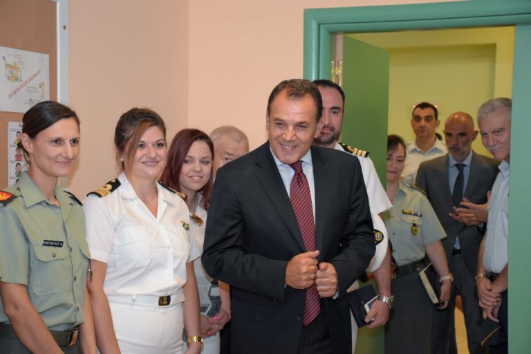 Παρουσία ΥΕΘΑ Νικόλαου Παναγιωτόπουλου στον Αγιασμό του Βρεφονηπιακού Σταθμού στο ΥΠΕΘΑ