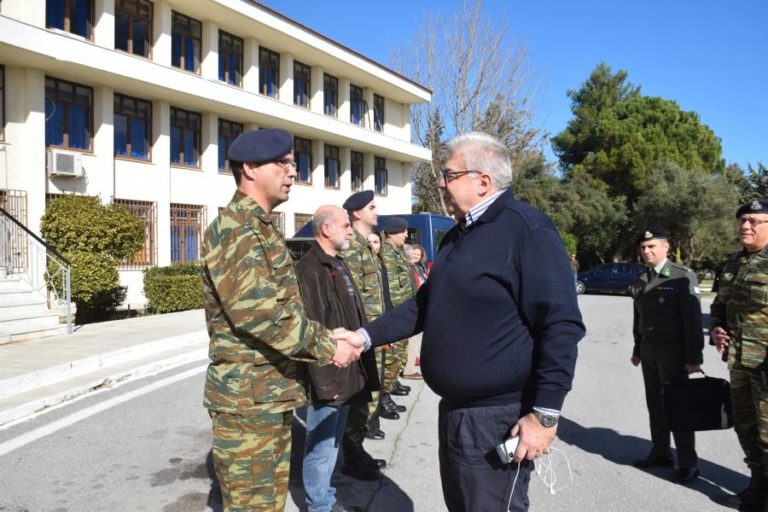 Επίσκεψη ΓΓ ΥΠΕΘΑ Αντώνη Οικονόμου στην 651 Αποθήκη Βάσεως Υλικού Πολέμου & στο Κέντρο Ελέγχου Υλικού