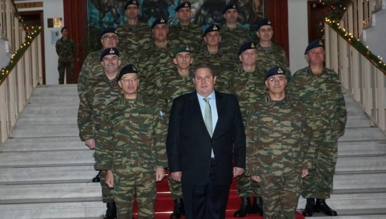 Επίσκεψη ΥΕΘΑ Πάνου Καμμένου στην 1η Στρατιά, το Αρχηγείο Τακτικής Αεροπορίας και την 110 Πτέρυγα Μάχης