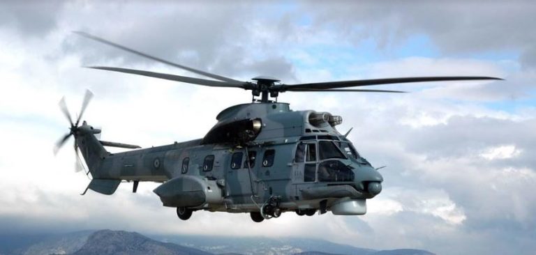 Μεταφορά Τραυματία με Ελικόπτερο Super Puma της ΠΑ