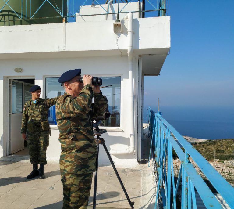 Επίσκεψη Αρχηγού Γενικού Επιτελείου Στρατού στα Επιτηρητικά Φυλάκια “ΑΓΑΘΟΝΗΣΙΟΥ” και “ΦΑΡΜΑΚΟΝΗΣΙΟΥ”