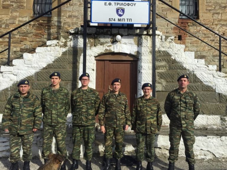 Στα φυλάκια για ευχές ο Συνταγματάρχης Ιωάννης Αγαπάκης (Φώτο)