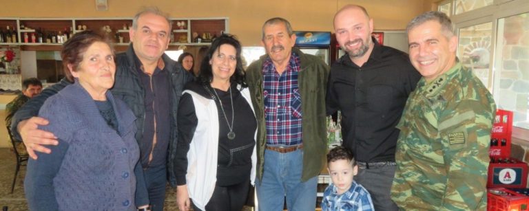 Με τους ανθρώπους του Συλλόγου Αινήσιο Δέλτα ο Διοικητής της ΧΙΙ Μ/Κ Μεραρχίας Πεζικού