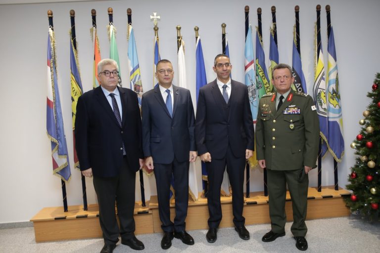 Συνάντηση ΥΦΕΘΑ Αλκιβιάδη Στεφανή με τον ΥΠΑΜ Κύπρου κ. Σάββα Αγγελίδη και τον Α/ΓΕΕΦ Αντιστράτηγο Ηλία Λεοντάρη