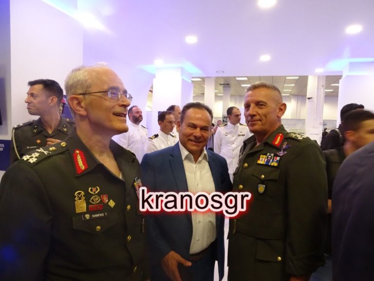 Στα εγκαίνια του περιπτέρου των ΕΔ της ΔΕΘ ο Βουλευτής της ΝΔ, Στρατηγός Νίκος Μανωλάκος
