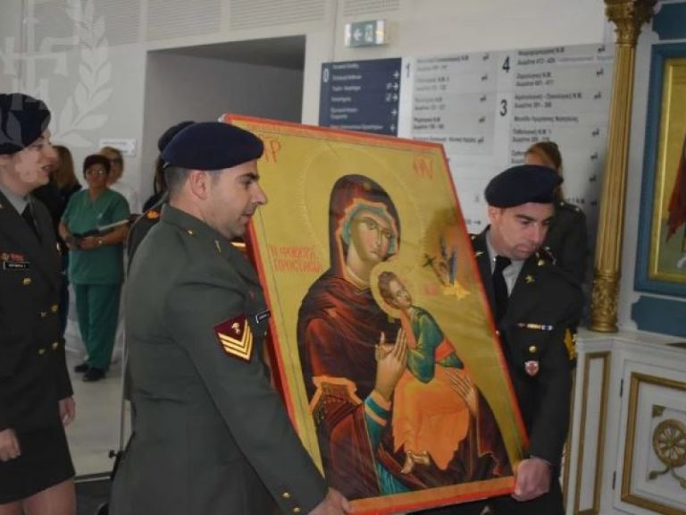 424 ΓΣΝΕ: Υποδοχή και ενθρόνιση αντίγραφου της Ιεράς Εικόνος της Παναγιάς “Φοβεράς Προστασίας”