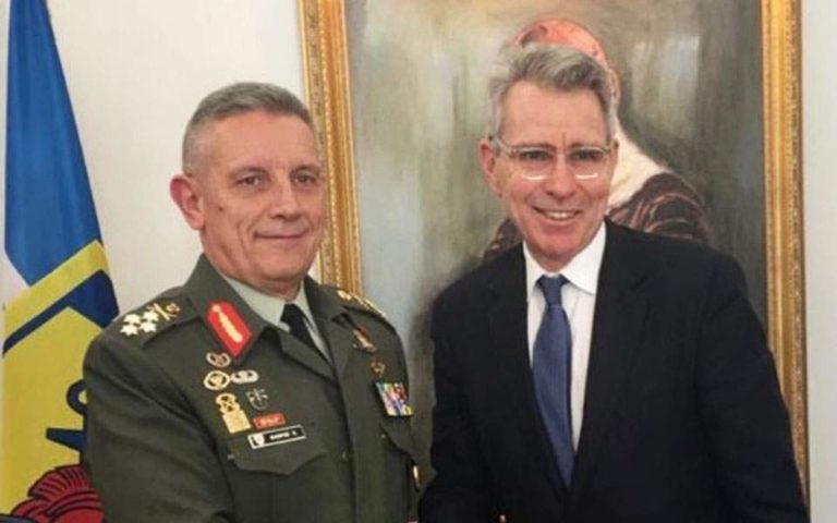ΤΩΡΑ – Έκτακτη επίσκεψη στο Πεντάγωνο του Αμερικανού Πρέσβη Τζέφρι Πάιατ. Νέα συνάντηση με τον ΑΓΕΕΘΑ Στρατηγό Κων/νο Φλώρο