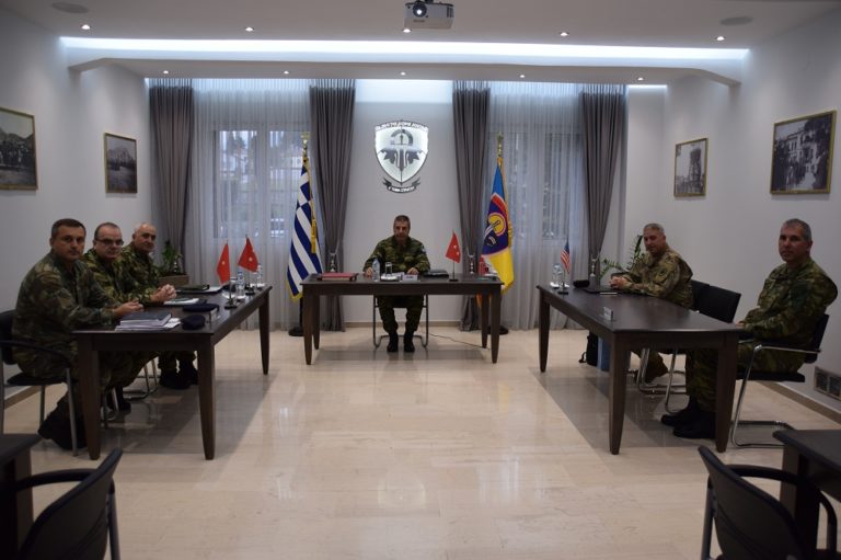 Συνάντηση του Στρατηγού Λαλούση με το Στρατιωτικό ακόλουθο των ΗΠΑ