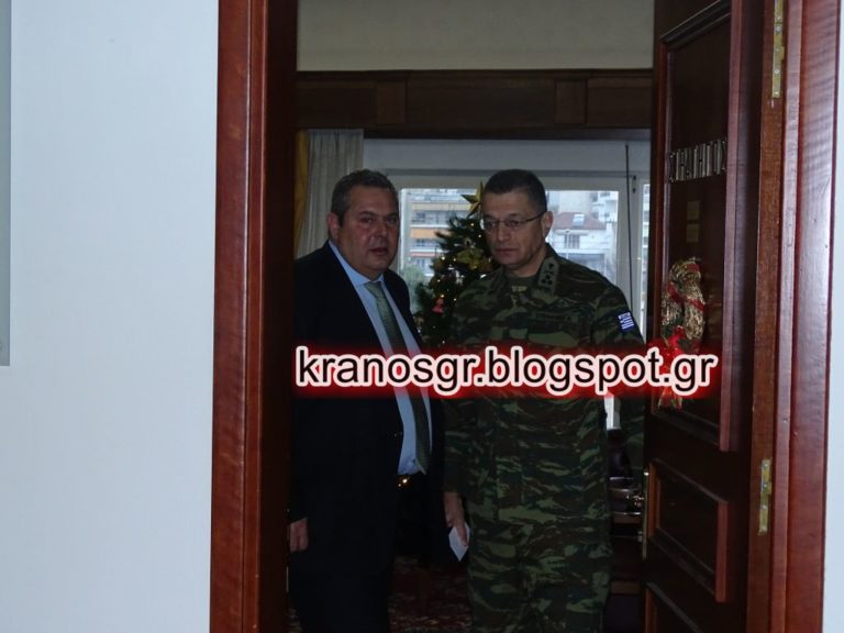 Τετ α τετ Καμμένου – Στεφανή με ”άρωμα” κρίσεων στην 1η Στρατιά