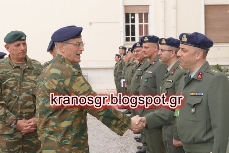 ΒΙΝΤΕΟ – ΦΩΤΟ από την επίσκεψη του Α/ΓΕΣ Αντγου Γ. Καμπά στο 404 ΓΣΝ Λάρισας