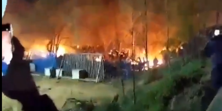 Καστανιές: Χαμός και φωτιές στο δάσος πίσω απ’ τον φράχτη στην τουρκική πλευρά (ΒΙΝΤΕΟ)