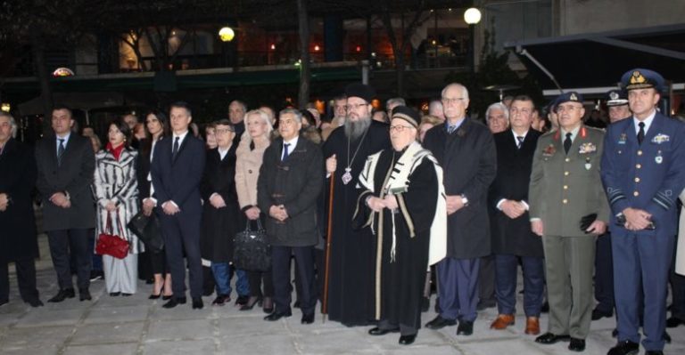 Διοικητής 1ης Στρατιάς και Αρχηγός Τ.Α στην εκδήλωση Μνήμης του Ολοκαυτώματος των Εβραίων