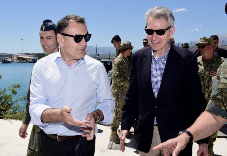 Επίσκεψη ΥΕΘΑ Νικόλαου Παναγιωτόπουλου στις Εγκαταστάσεις της Αμερικανικής Βάσεως Σούδας & στο Κέντρο Ναυτικής Αποτροπής