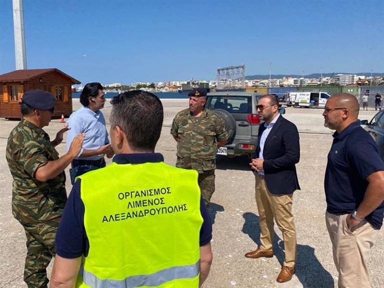 Λιμάνι Αλεξ/πολης: Προετοιμασίες για την διασυμμαχική άσκηση ATLANTIC RESOLVE 2020