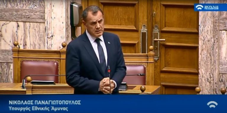 Ομιλία ΥΕΘΑ Νικόλαου Παναγιωτόπουλου κατά τη συζήτηση στην Ολομέλεια της Βουλής για την Κύρωση της Συμφωνίας με το ΥΠΑΜ του Ισραήλ για την Προμήθεια Εξοπλισμού & Υπηρεσιών Άμυνας