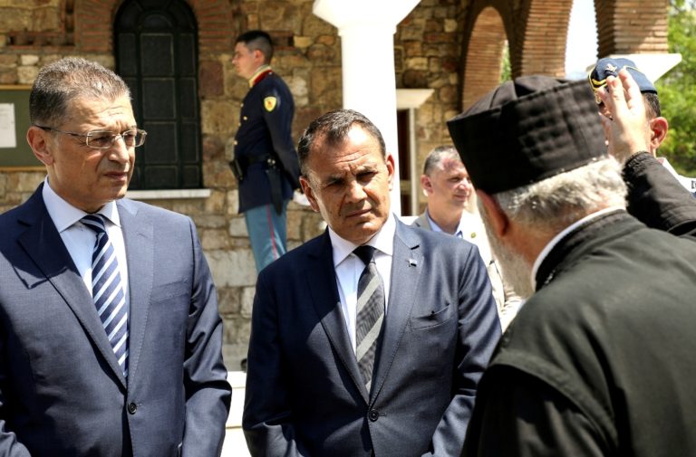 Ο ΥΕΘΑ Νικόλαος Παναγιωτόπουλος συμμετείχε στο προσκύνημα τμήματος του Τιμίου Σταυρού στον Ι.Ν. Παντανάσσης στο Στρατόπεδο «Παπάγου»