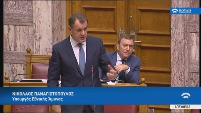 Στην ολομέλεια της ΒτΕ σήμερα ο ΥΕΘΑ Νίκος Παναγιωτόπουλος