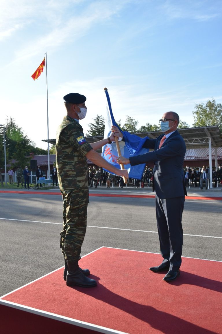 Ο Ταξίαρχος Άρης Ηλιόπουλος αναλαμβάνει τη Διοίκηση της Seebrig στο Κουμάνοβο της Βόρειας Μακεδονίας