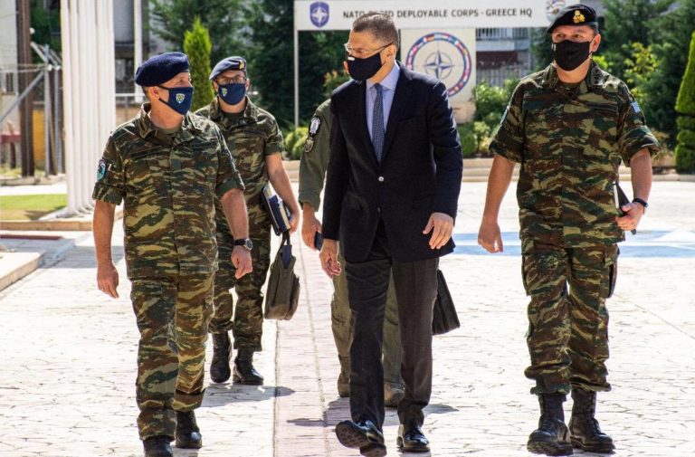 Επίσκεψη ΥΦΕΘΑ Αλκιβιάδη Στεφανή στα Στρατηγεία του Γ΄ΣΣ και NRDC-GR