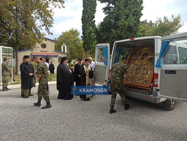 Συγκίνηση: Τη θαυματουργή εικόνα της Παναγίας Γοργοϋπηκόου και Σταυρό με τίμιο ξύλο προσκύνησαν Καταδρομείς της Ρεντίνας