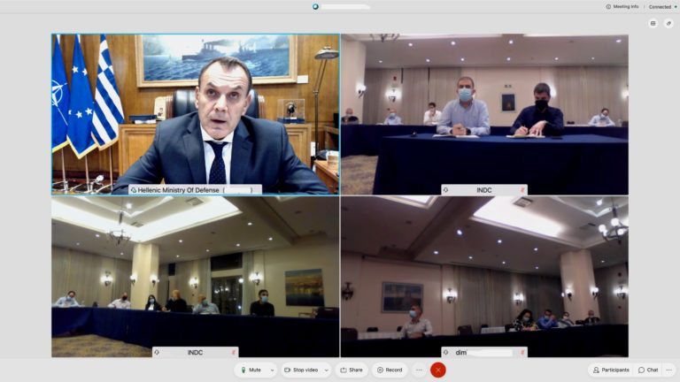 Συμμετοχή ΥΕΘΑ Νικόλαου Παναγιωτόπουλου σε Τηλεδιάσκεψη με Αντιπροσωπεία Σπουδαστών του Κολλεγίου Εθνικής Αμύνης του Ισραήλ