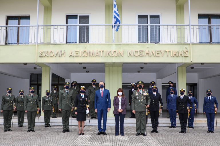 Φωτό από την ορκωμοσία νέων Αξιωματικών ΣΑΝ