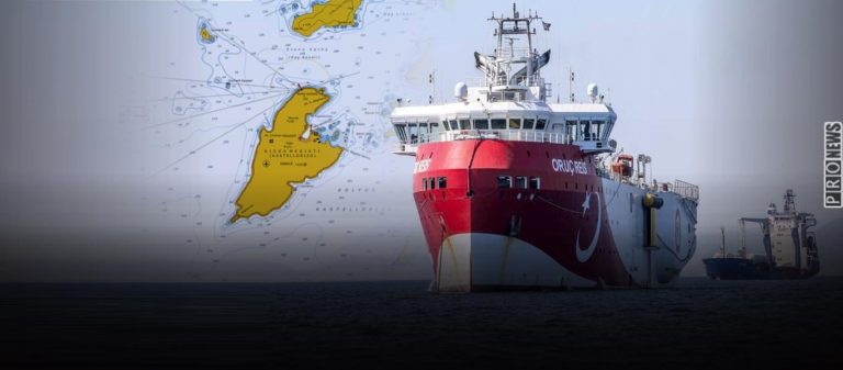 ΕΚΤΑΚΤΟ: Απέπλευσε το Oruc Reis με κατεύθυνση το Καστελόριζο