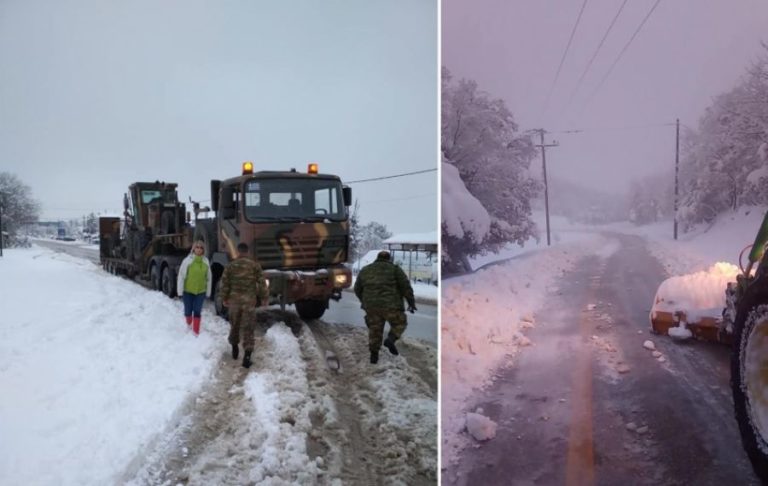 Κακοκαιρία ”ΛΕΑΝΔΡΟΣ”: Οι ΕΔ υπέρ του κοινωνικού συνόλου με εντολή Παναγιωτόπουλου