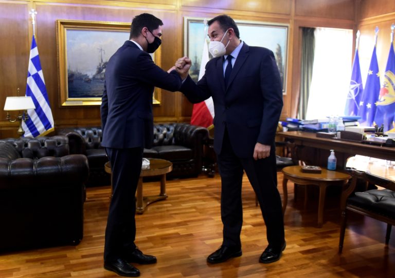 Συνάντηση ΥΕΘΑ Νικόλαου Παναγιωτόπουλου με τον Πρέσβη της Πολωνίας