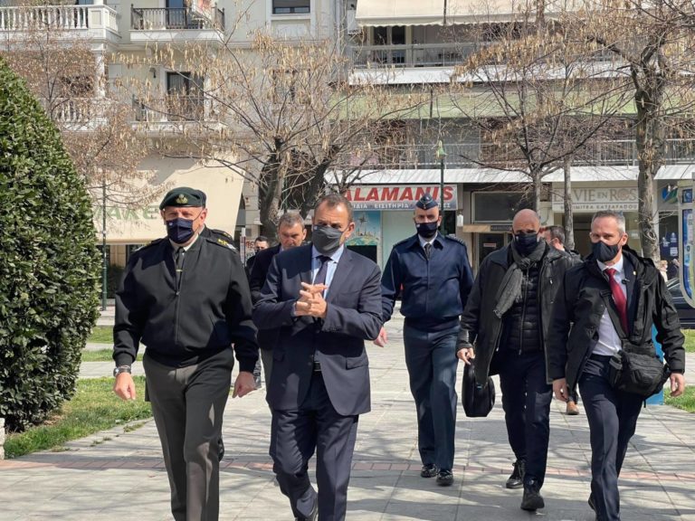 Στην Περιφέρεια Θεσσαλίας ο υπουργός Εθνικής Άμυνας Ν. Παναγιωτόπουλος