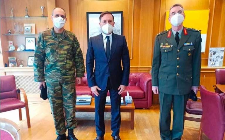 Στο Δήμαρχο Αλεξανδρούπολης ο απερχόμενος και ο νέος Δκτης της ΧΙΙ Μεραρχίας