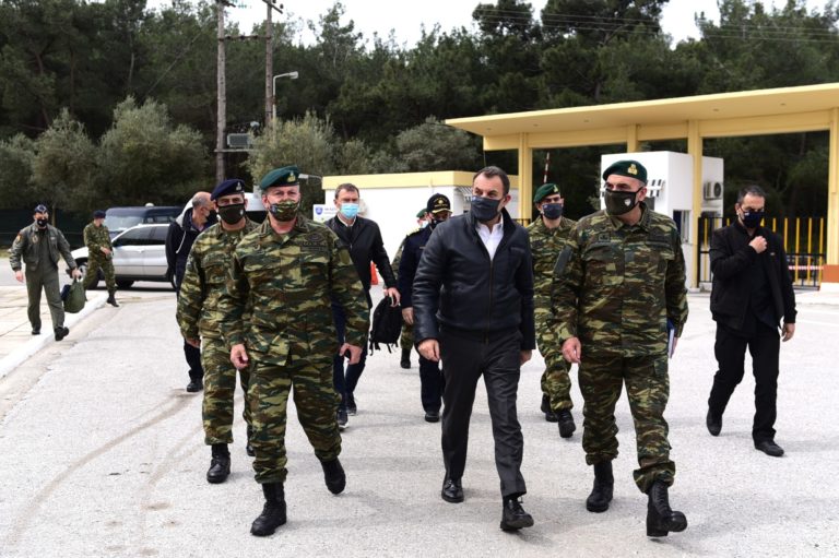 Ολοκλήρωση επισκέψεως ΥΕΘΑ Νικόλαου Παναγιωτόπουλου στην περιοχή Ευθύνης της 98 ΑΔΤΕ
