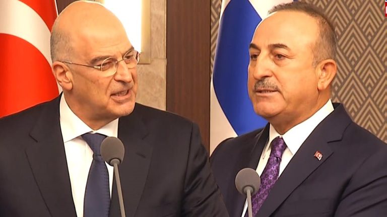 Το βίντεο που πρέπει να δουν όλοι: Ο Δένδιας απάντησε σκληρά στις τουρκικές προκλήσεις μπροστά στον Τσαβούσογλου