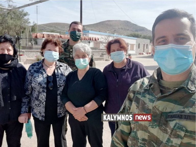 Ιατρικό προσωπικό της 80 ΑΔΤΕ στην ακριτική Ψέριμο