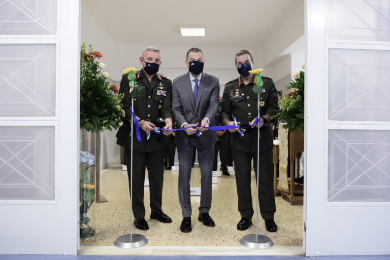 Εγκαίνια της Ψυχιατρικής Κλινικής στο 414 ΣΝΕΝ παρουσία του ΥΦΕΘΑ Αλκιβιάδη Στεφανή