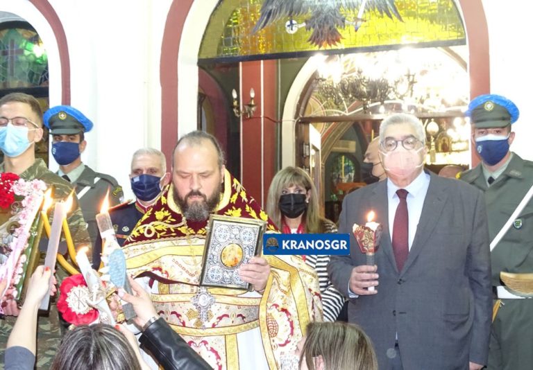 Ο Γ.Γ ΥΠΕΘΑ Αντ. Οικονόμου, ο Στρατηγός Σπανός και στελέχη του Γ’ΣΣ ψάλλουν το ΧΡΙΣΤΟΣ ΑΝΕΣΤΗ!