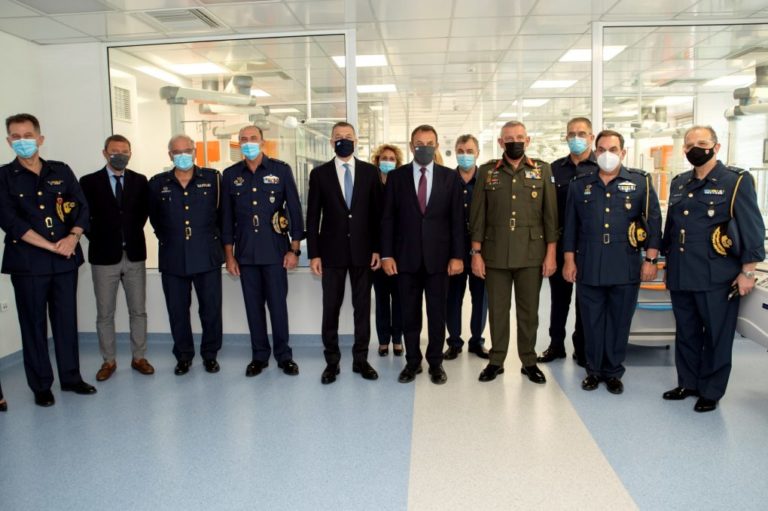 Εγκαίνια της νέας Πτέρυγας Μ.Ε.Θ. στο 251 Γενικό Νοσοκομείο Αεροπορίας από τον ΥΕΘΑ Νίκο Παναγιωτόπουλο