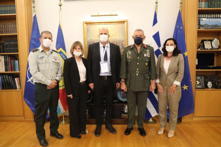 ΣΥΝΑΝΤΗΣΗ ΤΟΥ ΑΡΧΗΓΟΥ ΓΕΕΘΑ ΜΕ ΑΞΙΩΜΑΤΟΥΧΟΥΣ ΤΟΥ ΙΣΡΑΗΛ