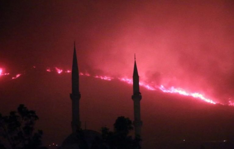 Τούρκος αντιναύαρχος κατηγορεί την Ελλάδα και το PKK για τις φωτιές