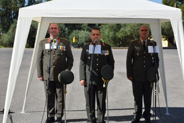 Τελετή παράδοσης και παραλαβής διοίκησης της 77 Μονάδας Επιστράτευσης