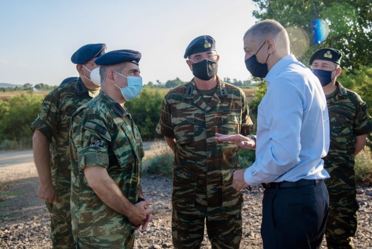 Επίσκεψη ΥΦΕΘΑ Αλκιβιάδη Στεφανή στη Συνοριακή Γραμμή του Έβρου