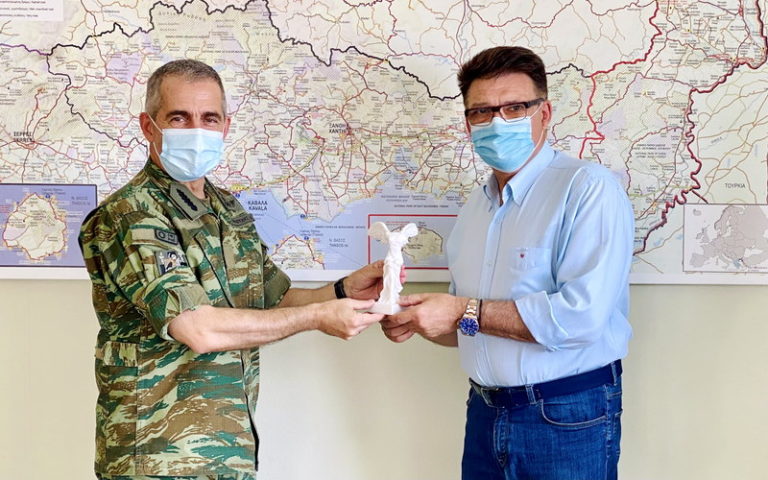 Εθιμοτυπική συνάντηση του Αντιπεριφερειάρχη Έβρου με τον Διοικητή του Δ’ Σώματος Στρατού