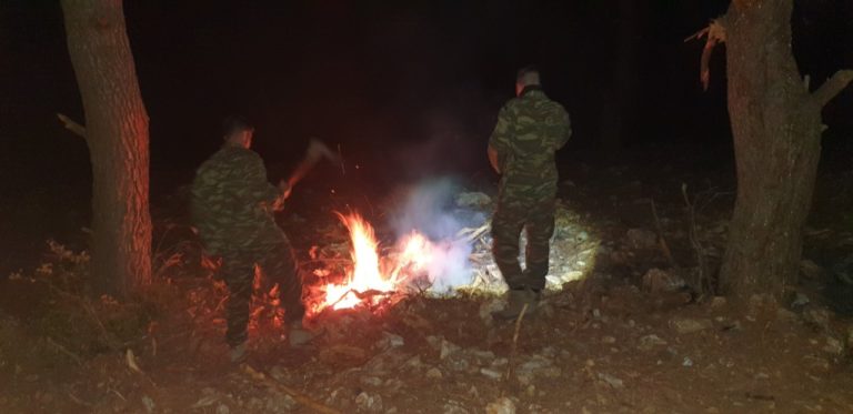 Νυχτερινή επέλαση των ΕΔ στο πύρινο μέτωπο. (ΒΙΝΤΕΟ – ΦΩΤΟ)