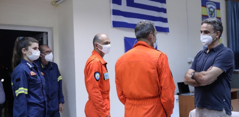 Το ευχαριστώ Μητσοτάκη στους πιλότους των Canadair