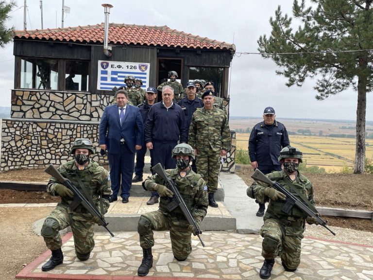 Σε φυλάκια του Έβρου ο Υπουργός Προστασίας του Πολίτη Τάκης Θεοδωρικάκος