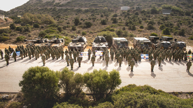 Βολές Οπλικών Συστημάτων Πυροβολικού Μάχης στο Πεδίο Βολής Κρήτης