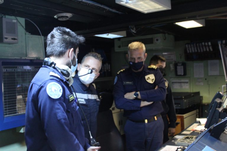 ΕΠΙΣΚΕΨΗ ΤΟΥ ΓΑΛΛΟΥ ΔΙΟΙΚΗΤΗ ΤΗΣ ΝΑΥΤΙΚΗΣ ΔΥΝΑΜΗΣ ΤΟΥ ΑΕΡΟΠΛΑΝΟΦΟΡΟΥ CHARLES DE GAULLE ΣΤΗ Φ/Γ ΑΔΡΙΑΣ
