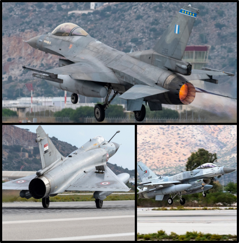 ΑΕΡΟΠΟΡΙΚΕΣ ΣΥΝΕΚΠΑΙΔΕΥΣΕΙΣ ΤΩΝ ΕΝΟΠΛΩΝ ΔΥΝΑΜΕΩΝ ΕΛΛΑΔΑΣ – ΑΙΓΥΠΤΟΥ – ΗΝΩΜΕΝΩΝ ΑΡΑΒΙΚΩΝ ΕΜΙΡΑΤΩΝ