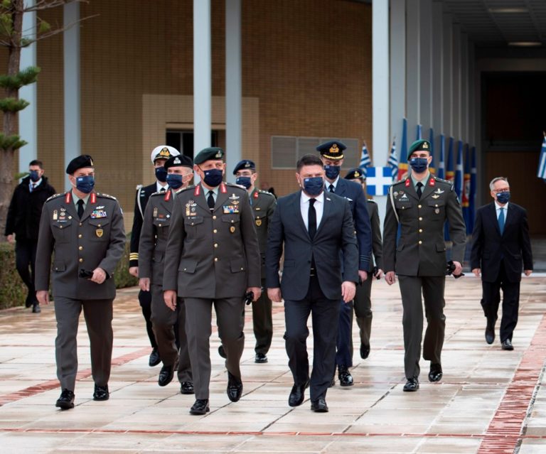 Παρουσία ΥΦΕΘΑ Ν. Χαρδαλιά στην τελετή ορκωμοσίας των Ευελπίδων 1ης Τάξης 2025 «ΑΝΤΙΣΤΡΑΤΗΓΟΣ ΣΤΥΛΙΑΝΟΣ ΚΑΛΜΠΟΥΡΤΖΗΣ»