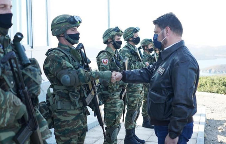 Σε φυλάκια του ποταμού Έβρου ο ΥΦΕΘΑ Ν. Χαρδαλιάς